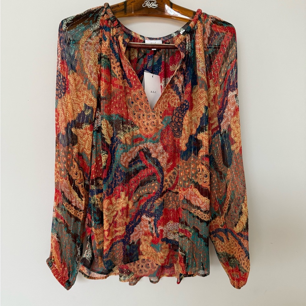 A.L.C. Silk Blouse , NWT - Picture 2 of 7